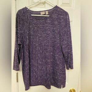 Chicos purple tunic top